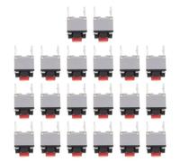 SAFIGLE 20 pièces Interrupteur Tactile Silencieux Bouton Poussoir Miniatures Réponse Rapide Compatible Souris Filaire pour Usage Bureau et Électronique Compacte