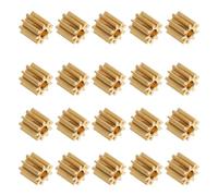 SAFIGLE 20 pièces Petit Engrenage Cuivre Pignon Moteur Robot pour Drone et Modélisme Haute Précision Léger et Facile à Installer