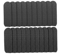 SAFIGLE 20 pièces Recharge Autocollante pour Râpe à Pads Abrasifs Gros et Fin pour Exfoliation Remplaçables et Portables pour Pédicure Autocollant et Facile à Fixer