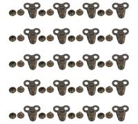 SAFIGLE 20 Pièces Rivets Oeillets de Chaussures pour Réparation Diy Crochets de Lacets Robustesse pour Bottes de Travail Activités Extérieures