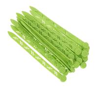 SAFIGLE 20 pièces Tiges Permanentes Vertes pour Cheveux Bouclés Barres de Racine Auto-agrippantes Sans Pince Outils de Coiffure Adaptés Aux Cheveux Courts et Longs Usage Couleur Aléatoire