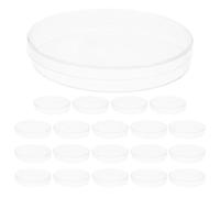 SAFIGLE 20 Pièces Transparent Plastic Petri Dishes With Lids Culture Plates For School Lab Optimized For Cell Growth And Contamination Prevention In Science Kit Experiments