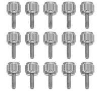 SAFIGLE 20 Pièces Vis Moletées Inox Lot de Vis à Tête Plate pour Réglage Précis de Pied à Coulisse Boulons de Verrouillage Durables pour Assemblage et Réparation