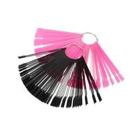 SAFIGLE 200 Pièces Échantillons D'ongles Planche De Couleur Des Ongles Support De Vernis Gel Carte De De Bijoux Palette De Manucure En Résine Plaque De Vernis à Ongles Métal