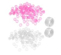 SAFIGLE 200pièces Support De Colle Pour Avec Autocollants De Tasse De Colle Pour Extensions De Outil Pratique Et Portable Pour Améliorer Efficacité De