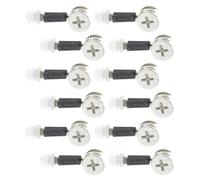 SAFIGLE 20ensemble Kit Connecteurs Meubles Fixations à Came Excentriques Chevilles Métalliques et Vis Raccords Robustes pour Armoires Commodes et Résistants Corrosion et Haute Charge