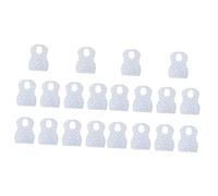 SAFIGLE 20pièces Bavoirs Jetables Pour Éponge Imperméable Protection Alimentaire Pour Repas Style Aléatoire