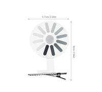 SAFIGLE 20pièces Pins à Cheveux Ronds Rotatifs avec Symbole de Chargement pour Femmes et Filles Barrettes à Clipser Métal Accessoires de Coiffure Originaux