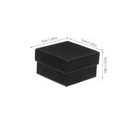 SAFIGLE 24 Pièces Boîtes à Bijoux Petites Carton avec Insert Mousse Coffrets Carrés pour Bagues Boucles Oreilles et Bracelets Boîte de Rangement Compacte et Robuste pour Occasions Festives