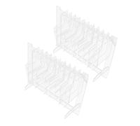 SAFIGLE 2ensembles Présentoirs Transparents Pour Nail Art Acrylique Pour Échantillons De Faux Ongles Et Présentation De Vernis Le Salon De Manucure