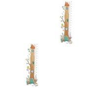 SAFIGLE 2feuilles Toise Murale Autocollante Pour Mesurez Et Décorez Avec Style Design Adorable Pour Garçons Et Filles Parfaite Pour Types De Outil Pratique De Mesure De Croissance