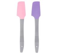 SAFIGLE 2pcs Spatules en Silicone pour Cire Épilation Non Adhérentes Surface Lisse Trou Poignée pour Usage Salon et Mélange de Pigments