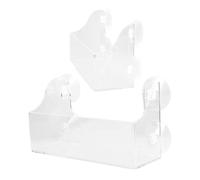SAFIGLE 2pièce Étagère De Rangement à Ventouses pour Réfrigérateur Organisateur De Condiments Support Latéral pour Bouteilles De Sirop Étagère De Stockage Transparente Porte-Bouteilles Pou