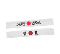 SAFIGLE 2pièces Bandeau Style Japonais Chapeau de Samouraï Bandeau Entraînement de Karaté Décoratif pour Homme