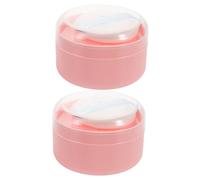 SAFIGLE 2pièces Boîte De Garçon Fille Avec Éponge Récipient Pratique Pour De Toilette Pour Voyage Et Maison