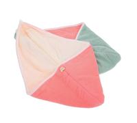 SAFIGLE 2pièces Bonnet De Sèche-cheveux Ultra-absorbant Turban Sec Pour Cheveux Humides Capuchon Rapide à Séchage Serviette Confortable Enveloppements Pastel
