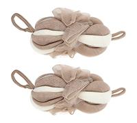 SAFIGLE 2pièces Boules De Bain Maille à Motifs De Fournitures De Bain Et Accessoires De Douche Moussants