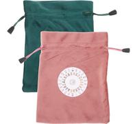 SAFIGLE 2Pièces de Rangement pour Cartes de Tarot Douce avec Cordon de Serrage Organisateur Portable pour Jeux de Tarot et Oracle comme