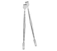 SAFIGLE 2Pièces Extracteur de Points Noirs Acier Inoxydable Outil Élimination Pores pour Soin Peau Femmes Pratique et avec Prise Main Confortable