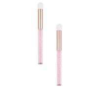 SAFIGLE 2Pièces Lot de Pinceaux à Paupières Rose Brosse à Douce pour Élégant et Accessoire de Beauté pour Pores et Appliquer Fard