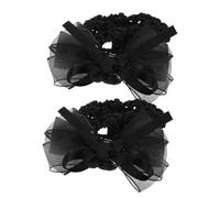 SAFIGLE 2pièces Lot De Pinces à Cheveux Françaises Avec Ruban Et Nœud Accessoires De Coiffure Décoratifs Pour Personnel Hôtelier Et Banquiers