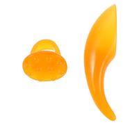 SAFIGLE 2pièces Outil de Massage Facial Gua Sha Forme de Corne Tige de Massage pour Visage et Cou Outil de Modelage de Soin de Peau pour Maison Voyages