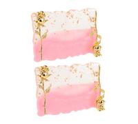 SAFIGLE 2pièces Palette de Mélange pour Vernis à Ongles Présentoir de Vernis Gel avec Cadre de Rangement Outil de Nail Art pour Usage Personnel