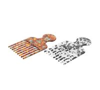 SAFIGLE 2pièces Peigne à Cheveux Professionnel avec Dents Larges Outil de Démêlage Coiffage pour Cheveux Afro Bouclés Adapté aux Tresses et Perruques Couleurs Assorties Couleur Aléatoire