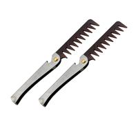 SAFIGLE 2pièces Peigne à Huile Pour Cheveux Lot De Peignes De Poche Pour Hommes Outil De Coiffure