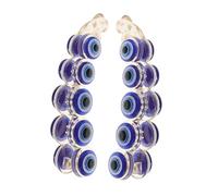 SAFIGLE 2pièces Pince à Cheveux Evil Eye Lot De Clips Banane Antidérapants Pour Cheveux Épais Accessoires De Coiffure Pour Cosplay Et Soirées