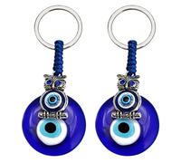 SAFIGLE 2pièces Porte-clés Malin Lot De Pendentif Œil Malin Accessoire De Pratique Et Décoratif Pour Clés Et