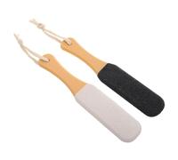 SAFIGLE 2pièces Râpe à Pied Inoxydable Outil Éliminateur De Callosités Pour Pédicure à Domicile Et Voyage Conception Ergonomique Et Résistante à Eau Pour Soins Talons Craquelés
