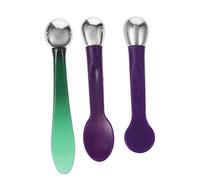 SAFIGLE 3 pièces Cuillères de Massage pour Yeux Outils de Beauté pour Contour des Yeux Fatigue et Rides Pratique pour Usage Personnel ou Salon