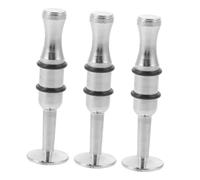 SAFIGLE 3 pièces Embouchure Trompette Entraînement Embout Argenté Renforçateur Force Bouche Compatible Trompette Trombone Saxophone Clarinette Joueur Musicien