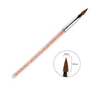 SAFIGLE 3 pièces Pinceaux Nail Art Stylo Peinture Ongles et Accessoires Manucure pour Dessin et Création de Motifs Outils de Peinture Ongles UV Gel