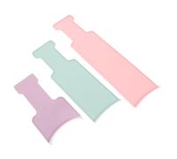 SAFIGLE 3 Pièces planche de couleur de cheveux en train de mourir plat tableau surligneur pour cheveux Plaque peigne de balayage kit de brosse de planche de surligneur de cheveux Plastique