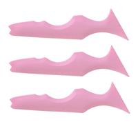 SAFIGLE 3 Pièces Pochoir à Eye Liner Réutilisable Silicone pour Yeux Outil Pratique pour Créer Lignes Parfaites Quelques Secondes pour Débutants et Amateurs