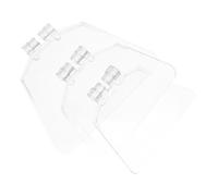 SAFIGLE 3 pièces Protection Yeux Plastique pour Meuleuse Écran Transparent Antiprojection pour Banc Broyeur Facile à Installer Accessoires pour Outils Électriques