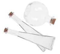 SAFIGLE 3 Pièces Récipient à Sable Souvenir de Mariage, Verre Décoratif | Présent de Mariage, Cérémonie du Sable, pour Décoration Intérieure, à Poser Cheminée