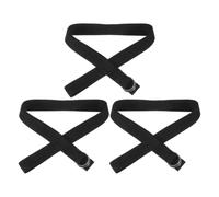 SAFIGLE 3 Pièces Sangle de Yoga Bande Non Élastique en Nylon Boucle Métallique Réglable pour Étirements et Entraînements de Yoga à Domicile