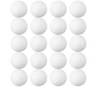SAFIGLE 30 Balles de Tennis de Table Blanches en Abs, Diamètre 40mm, Visibilité Claire et Prise Stable, Pack de 30 Pièces pour Entraînement Tennis de Table