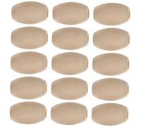 SAFIGLE 30 pièces Perles Ovales Naturelles Grandes Perles à Large Trou pour Bijoux DIY Décoration Guirlande Accessoires Artisanaux Résistants et Durables