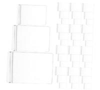 SAFIGLE 300pièces Lot de Pochettes à Bijoux Transparentes Pochettes pour Colliers Et Bagues De Rangement Pratique pour Voyages Et Déplacements