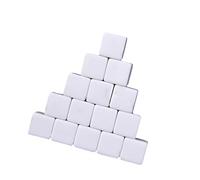SAFIGLE 30Pcs Dés Cubes Acryliques pour L'Artisanat Kit De Dés De Bricolage Jouets De Dés Vierges pour Enfants Blocs De Construction pour Enfants Dés De Bricolage Drô