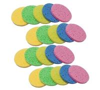 SAFIGLE 30pièces Éponges Faciales Comprimées Éponge De Nettoyage Ronde Pour Démaquillage Et Purification Peau De Et Pratique Pour Voyager