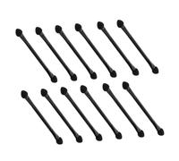 SAFIGLE 30pièces Pinceaux Pour Fard à Paupières Sticks Double Embout Pour Yeux Applicateurs Éponge Pour Maquillage Yeux Outils Fard à Paupières