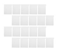 SAFIGLE 32 Pièces Intercalaires de Classeur à Onglets 1/8 en Papier Blanc 160g 3 Trous, Double Face pour Usage Bureau et Entreprise