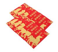 SAFIGLE 36 Pièces Envelopes For Year Of The Horse Large Cash Packets With Lucky Horse Motif Thick Paper Chinese Year Hongbao For Spring Festival