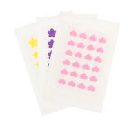 SAFIGLE 3pièces Anti-boutons Forme De Cœur Étoile Fleur Hydrocolloïdes Pour Couvrir Imperfections Visage