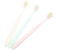 SAFIGLE 3Pièces Brosses à Dents à Tête Large Lot de Brosses à Dents pour Adultes Nettoyage Complet et Pratique à Domicile Conception pour Hygiène Optimale